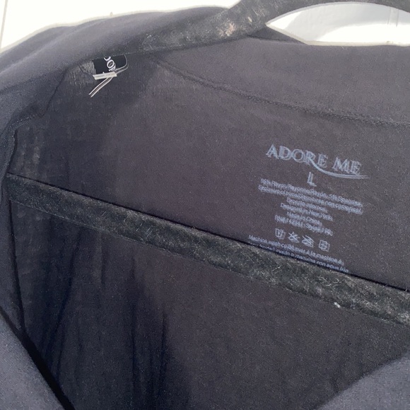 Adore Me pajamas top button down - Picture 4 of 5